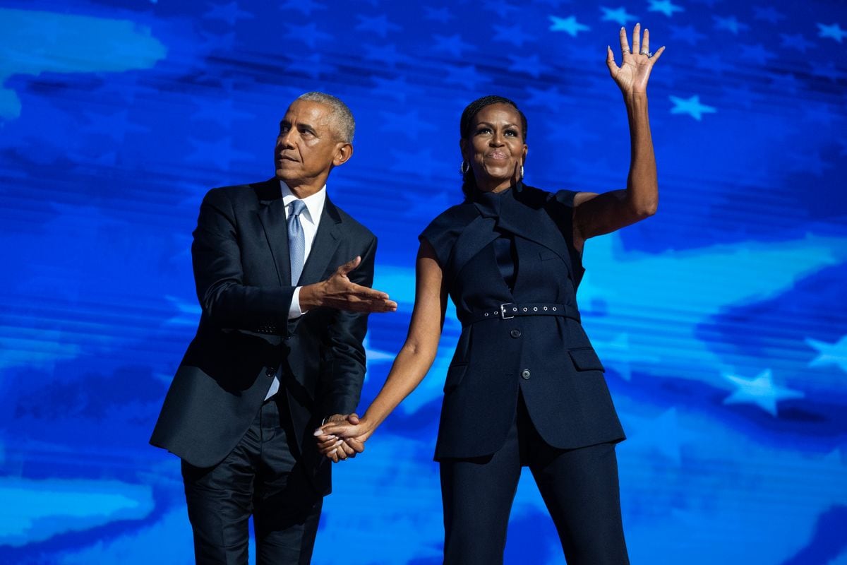 Barack Obama and Michelle Obama 