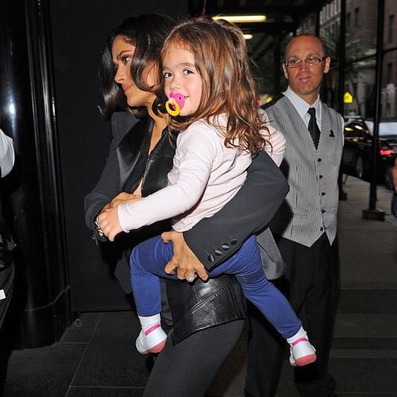 Salma Hayek and daughter Valentina Paloma in TB picture