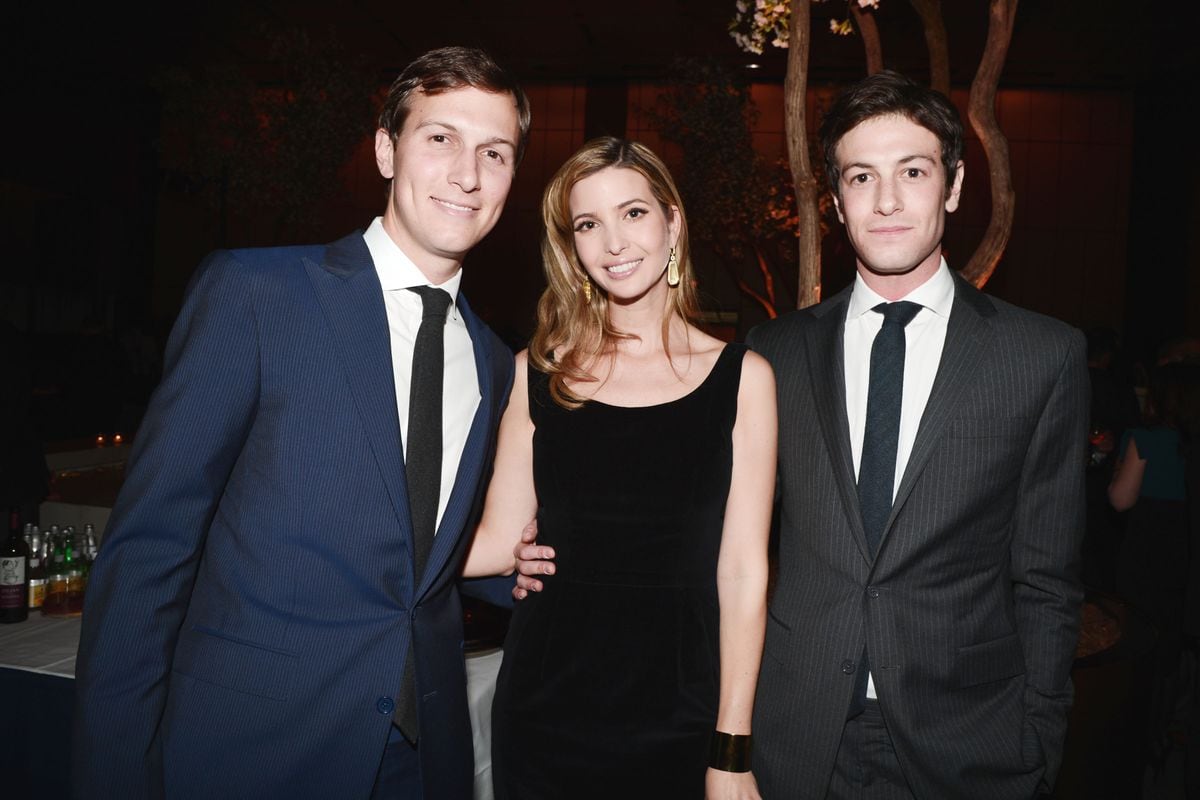 Jared Kushner, Ivanka Trump and Joshua Kushner attend The New York Observer 25th Anniversary 