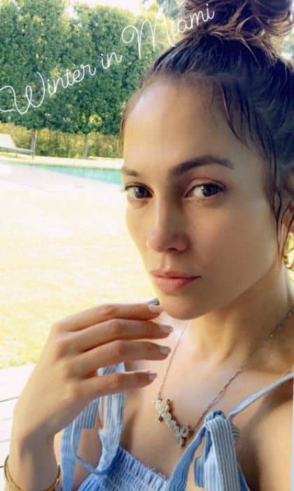 Jlo no makeup