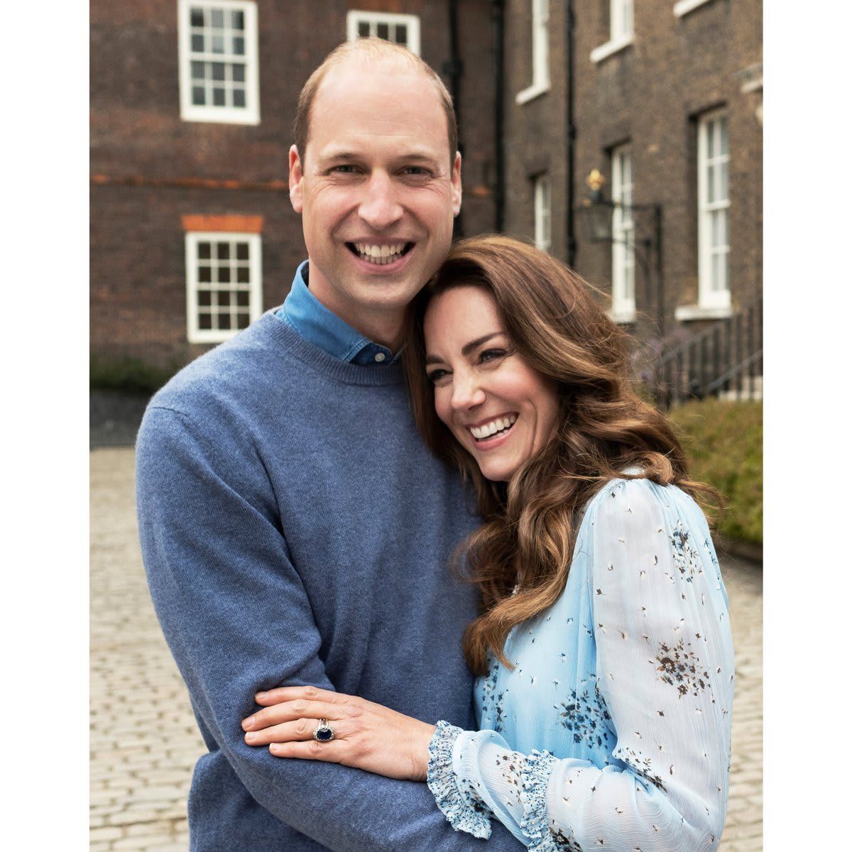 Two new portraits of the Duke and Duchess of Cambridge were released to mark their tenth wedding anniversary
