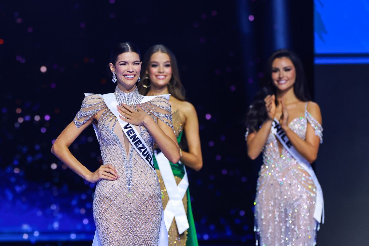  Miss Venezuela, Ileana Marquez, participates in the The 73rd Miss Universe Competition - show at Arena Ciudad de Mexico on November 16, 2024 in Mexico City, Mexico. (Photo by Hector Vivas/Getty Images)