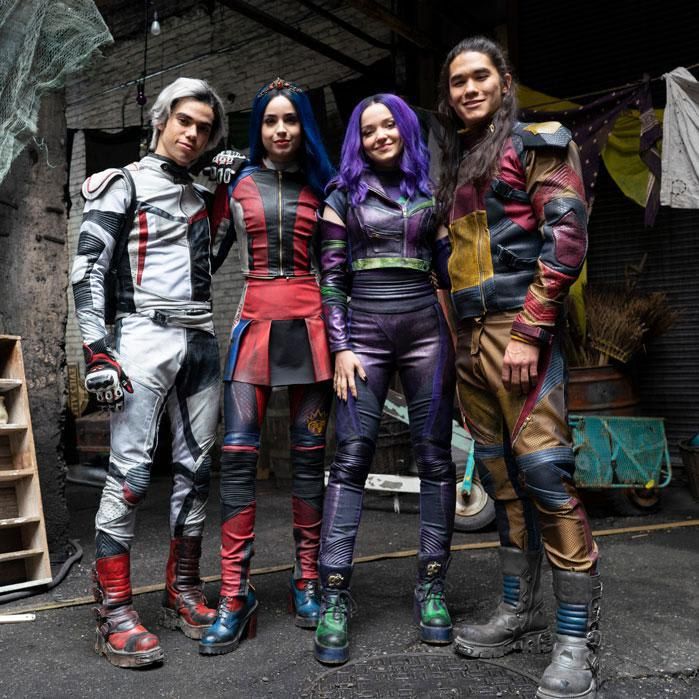 Descendants 3 stars Cameron Boyce, Sofia Carson, Dove Cameron, Booboo Stewart