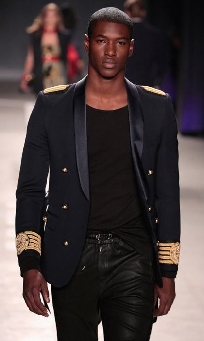 <b>Name:</b> Ronald Epps
<br><b>Height:</b> 6'1.5"
<br><b>Brands he's modeled for:</b> Balmain, Belstaff and Ralph Lauren
<br><b>Fun fact:</b> He was a janitor at Whole Foods when he was discovered.
<br>
<br>
Photo: Getty Images