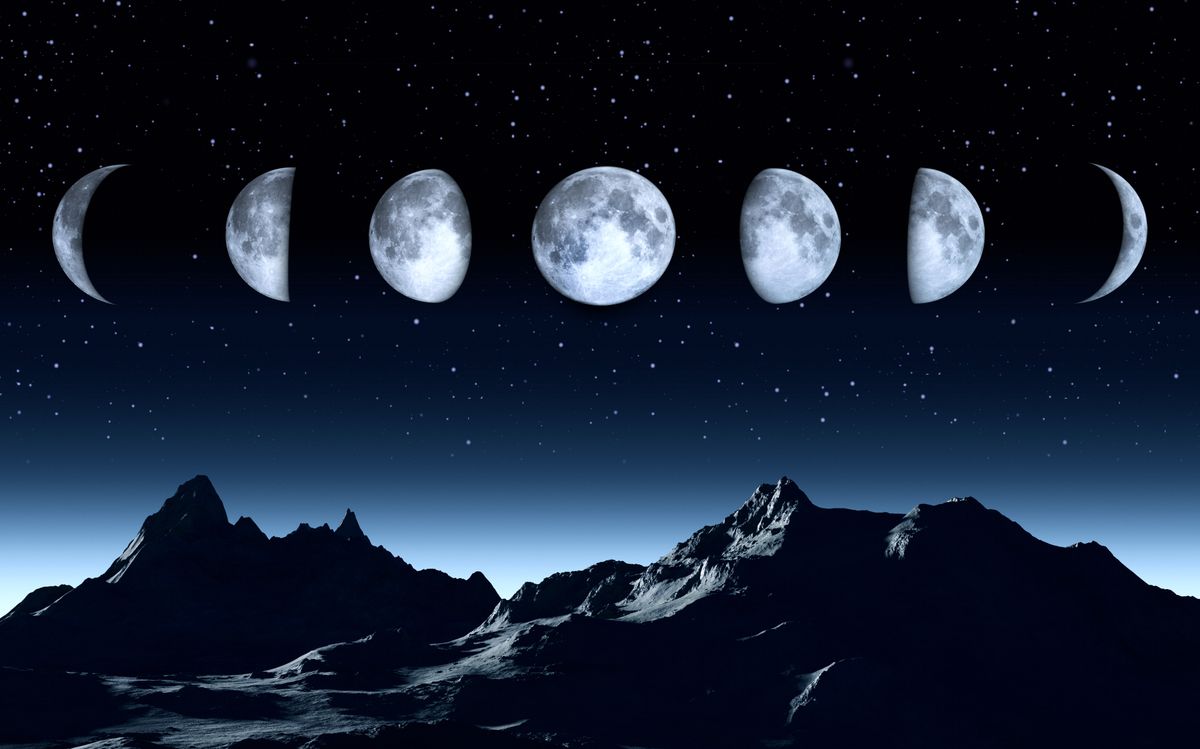 All phases of the moon 