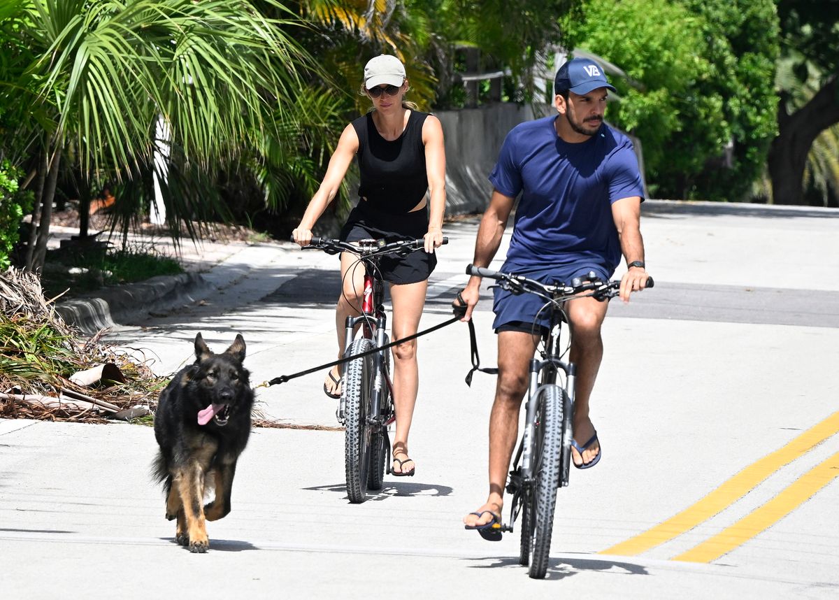 The couple are often photographed going on bike rides together and doing all sorts of workouts