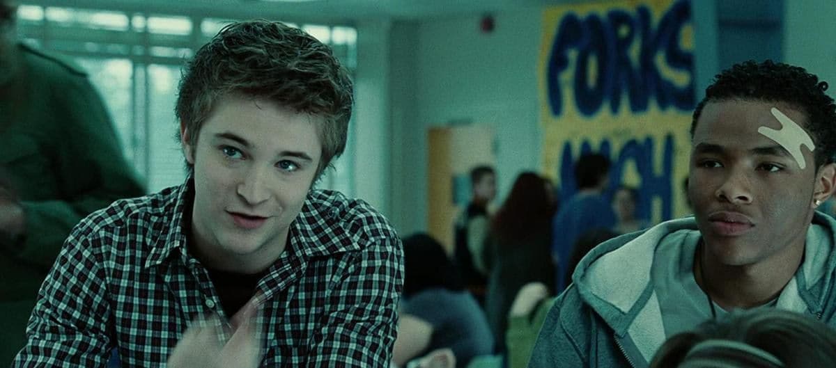 Michael Welch and the late Gregory Tyree Boyce in Twilight