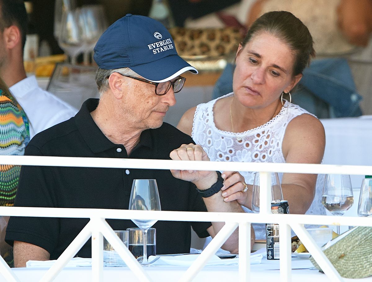 MONACO - JUNE 30:  Bill Gates and Melinda Gates attend Global Champions Tour of Monaco at Port de Hercule on June 30, 2018 in Monte-Carlo, Monaco.  (Photo by fotopress/Getty Images)