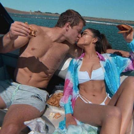 Couple, Christian McCaffrey and Olivia Culpo