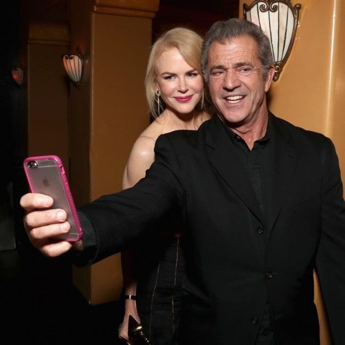 January 6: But first, let me take a selfie! Nicole Kidman and Mel Gibson had fun attending the 6th AACTA International Awards on in Los Angeles, California.
Photo: Todd Williamson/Getty