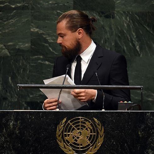 <a href="https://us.hellomagazine.com/tags/1/leonardo-dicaprio/"><strong>Leonardo DiCaprio</strong></a> grew out his luscious mane into a neat little pony in 2014. As for whether he had more hair on his head or chin is debatable, but then again, Jack Dawson can do no wrong.
<br>
Photo: Getty Images