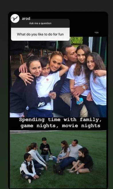 Alex Rodriguez new pics with JLo and children