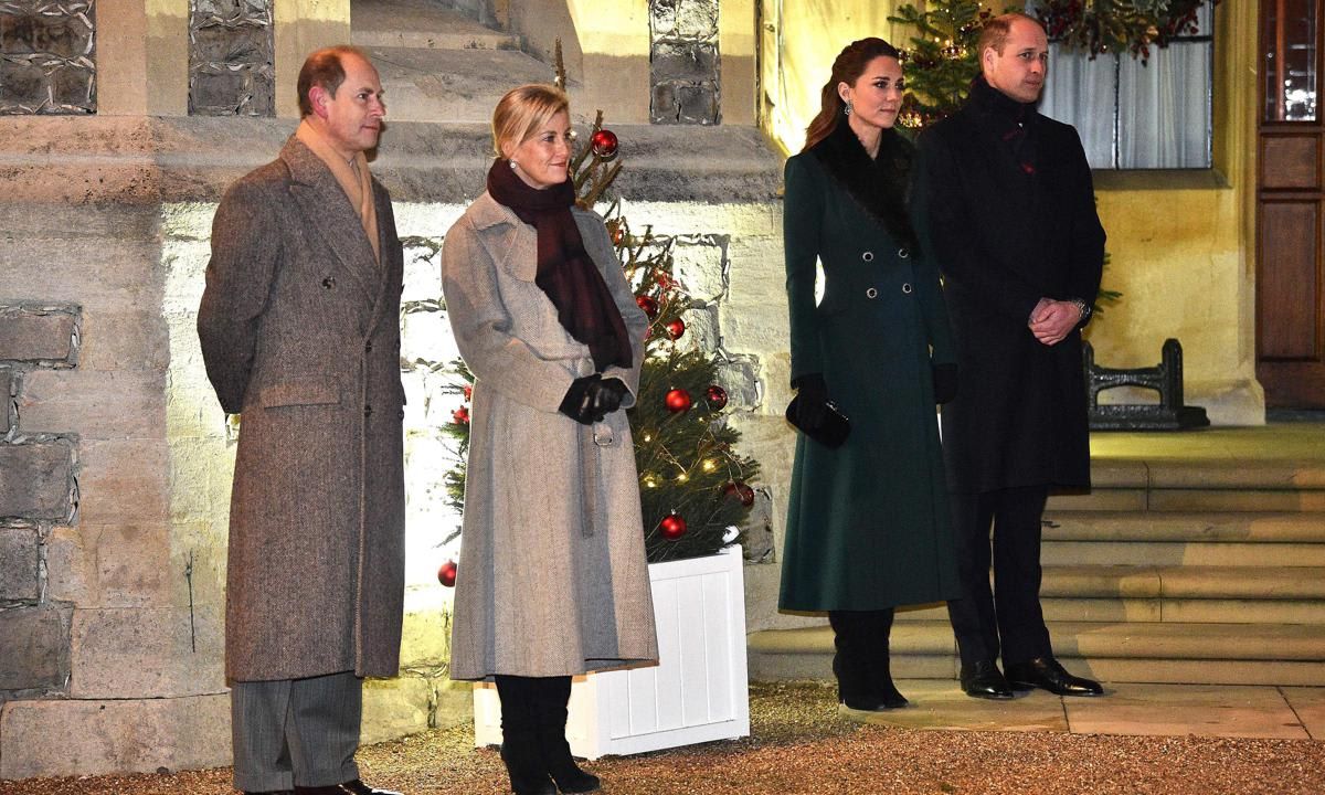 The royals thanked local volunteers and key workers for the work they are doing during the coronavirus pandemic and over Christmas