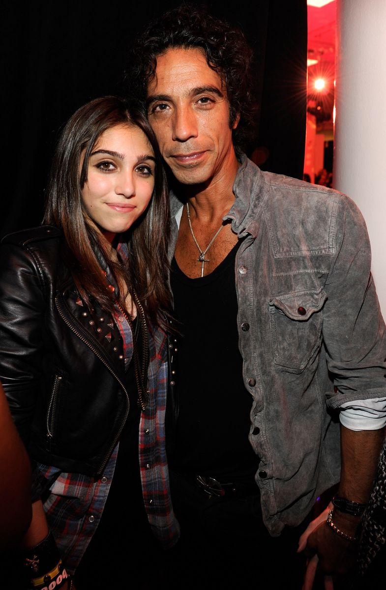 Lola Leon and Carlos Leon attend the launch of "Material Girl" at Macy's Herald Square on September 22, 2010 in New York City.