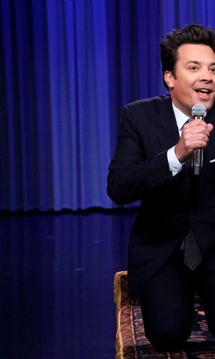 Jimmy Fallon and Kristen Bell