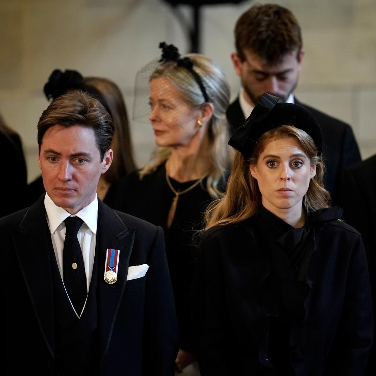 Princess Beatrice was in attendance with her husband Edoardo Mapelli Mozzi.