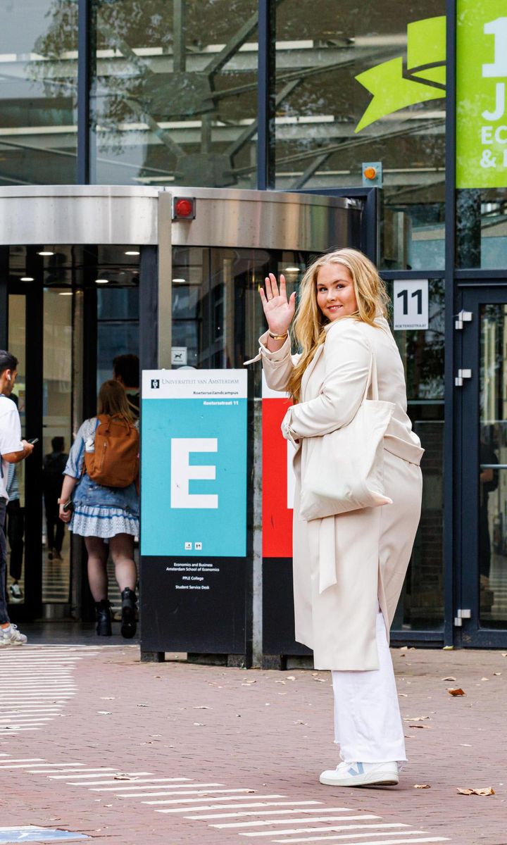 Princess Catharina Amalia studies at the University of Amsterdam