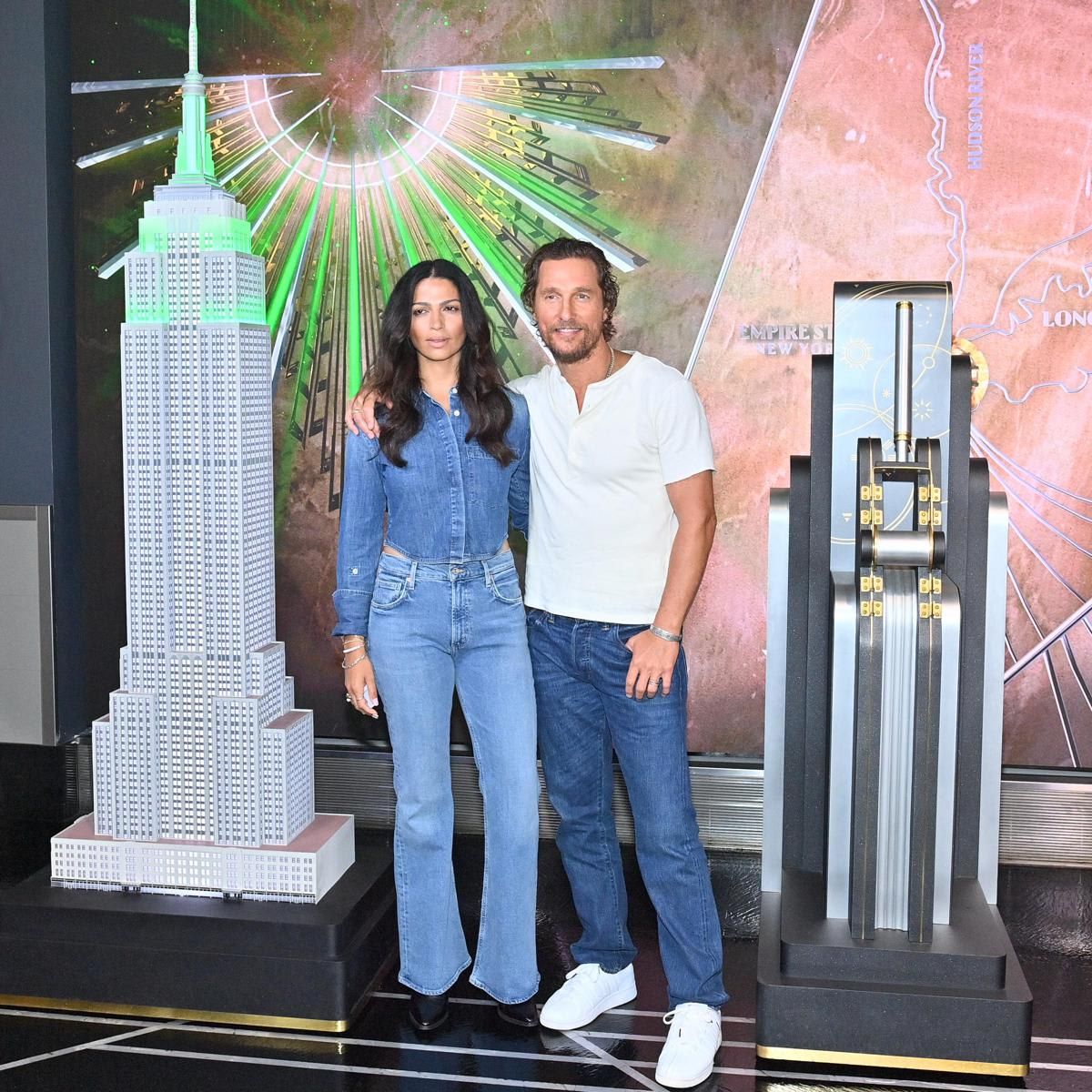 Matthew McConaughey Visits The Empire State Building