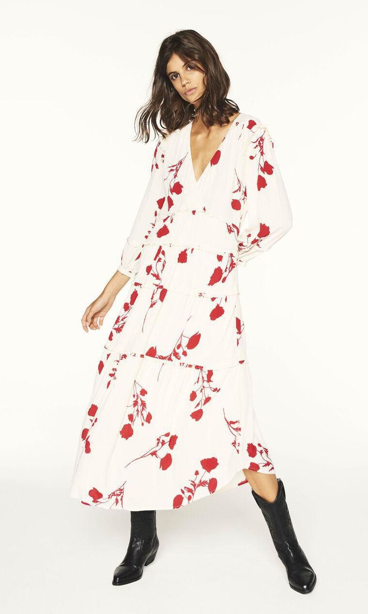 ba&sh floral printed dress