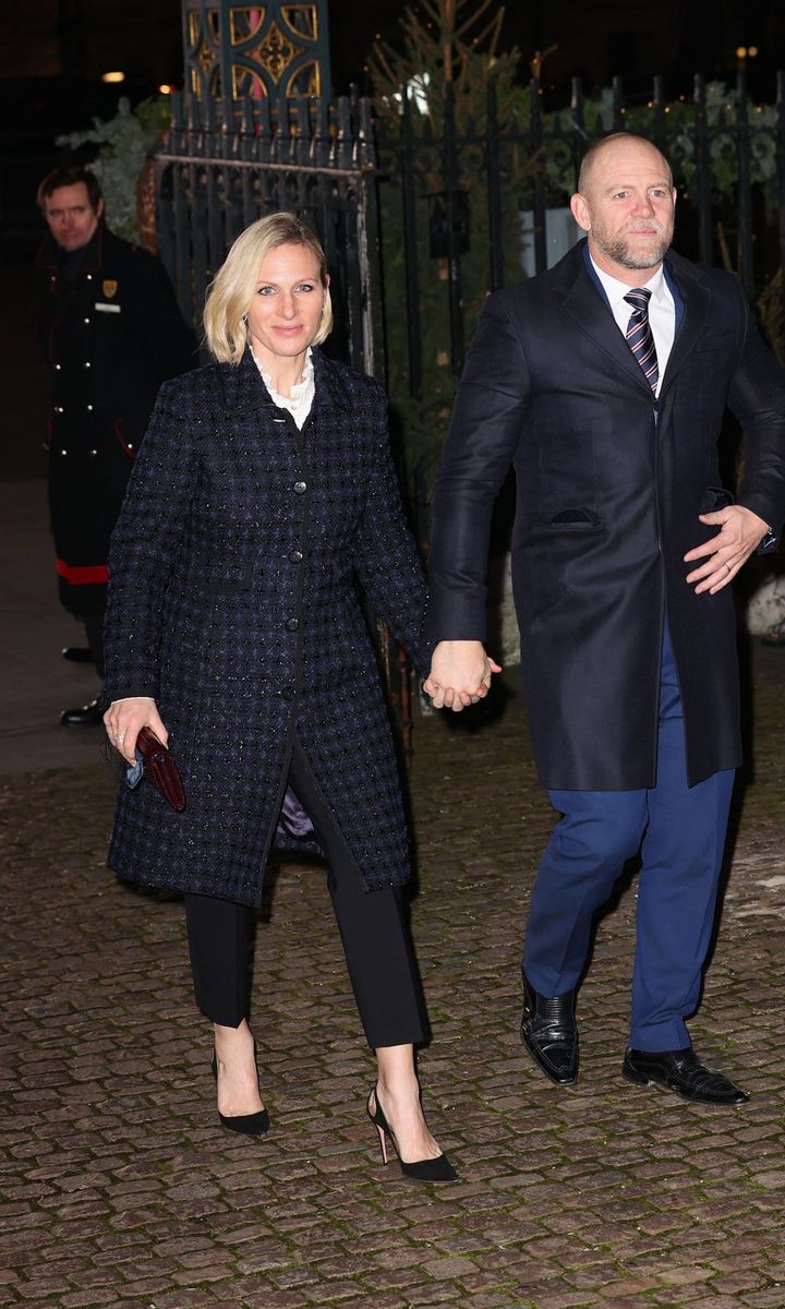 Zara and Mike Tindall enjoyed a date night at the service.