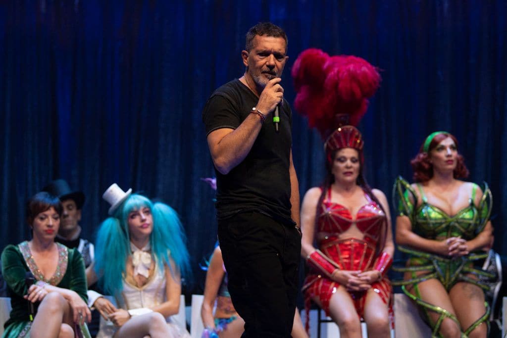 Spanish actor and director Antonio Banderas presents his musical "Gypsy" at Soho theatre in Malaga