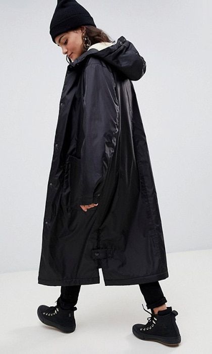 long rain coat