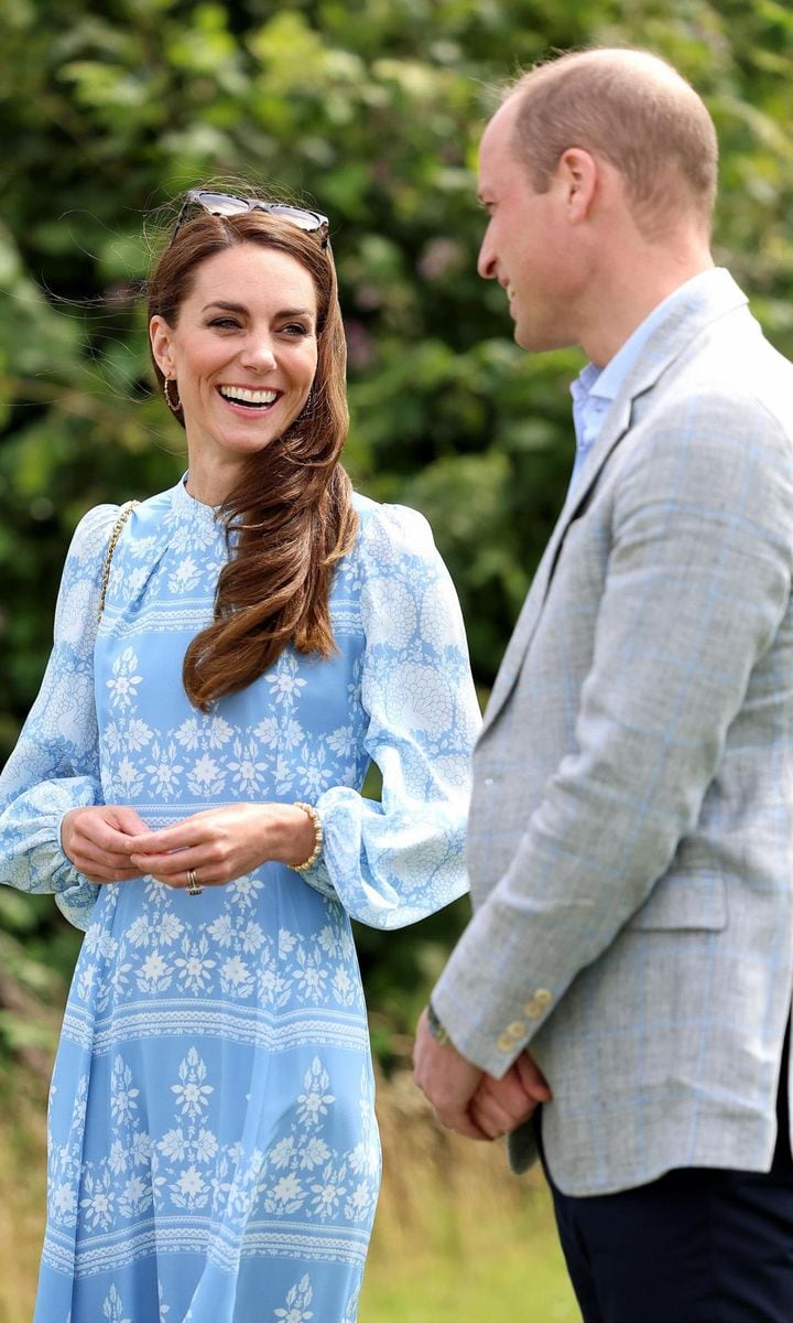 The Prince and Princess of Wales (pictured here in July of 2023) were reportedly seen at a farm in Windsor on Patrick's Day weekend