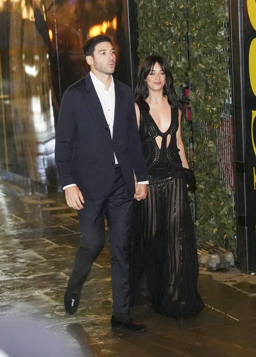 Camila Cabello and her new boyfriend Henry Chalhoub in London.