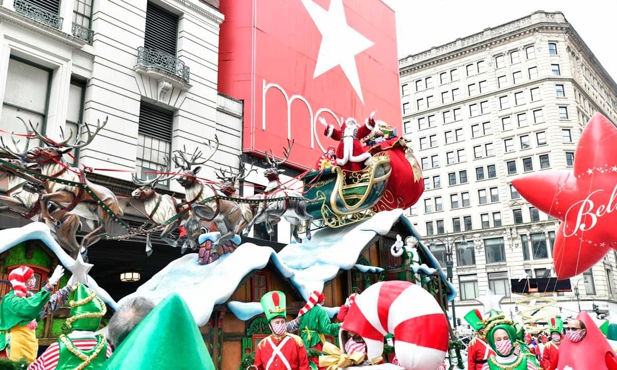 The World-Famous Macy's Thanksgiving Day Parade Kicks Off The Holiday Season For Millions Of Television Viewers Watching Safely At Home