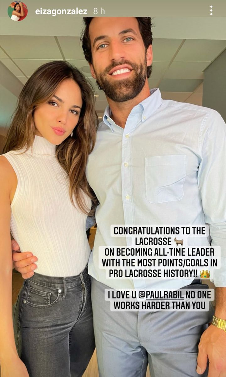 Eiza González y Paul Rabil