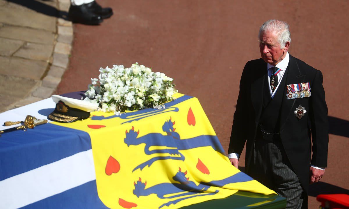 Prince Charles' father Prince Philip was laid to rest on April 17