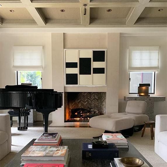 Kourtney Kardashian living room