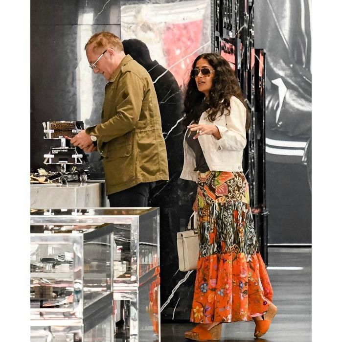 Salma Hayek and Francois Pinault style