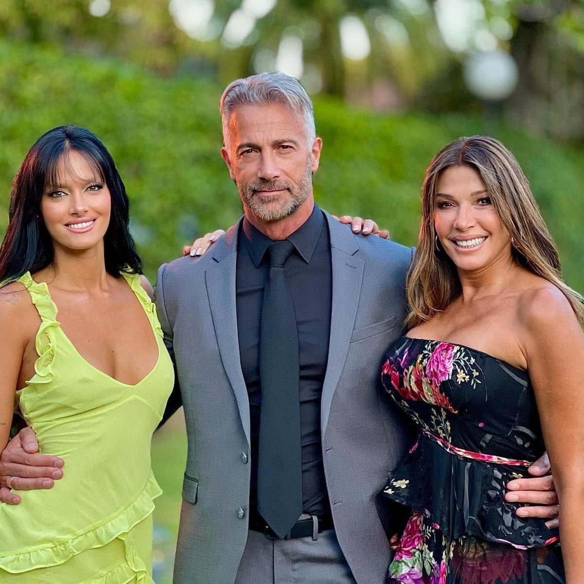 Oriana with her parents, Catherine Fulop and Ova Sabatini