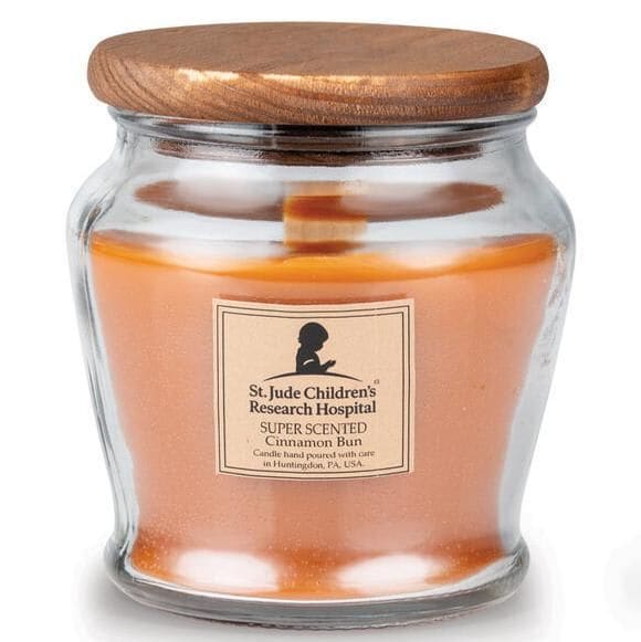 Wooden Wick Cinnamon Bun Jar Candle