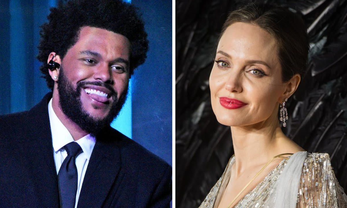 The Weeknd and Angelina Jolie