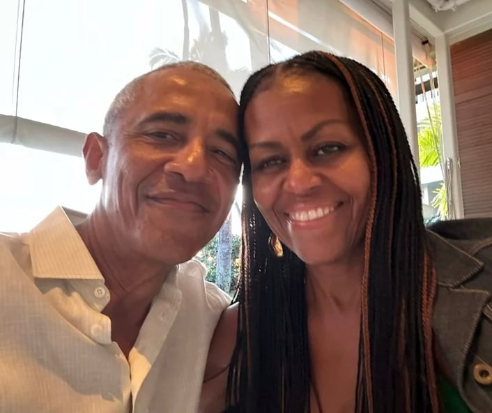 Michelle and Barack Obama