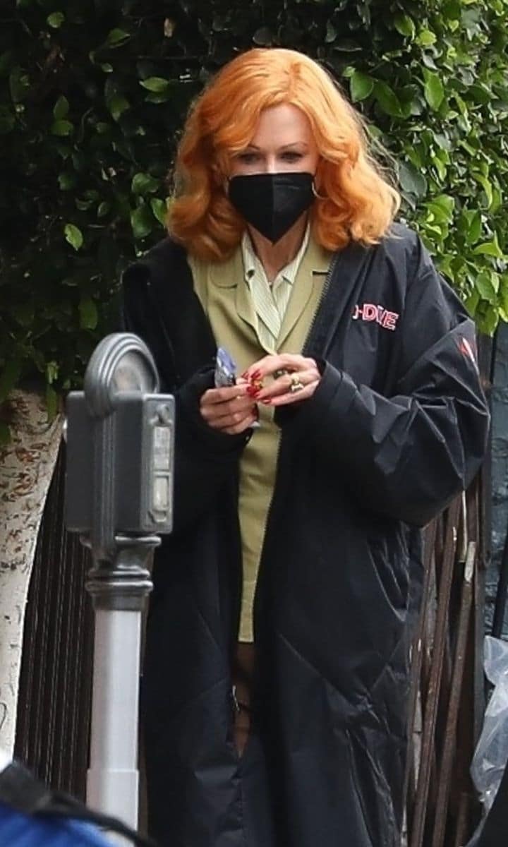 Nicole Kidman in character