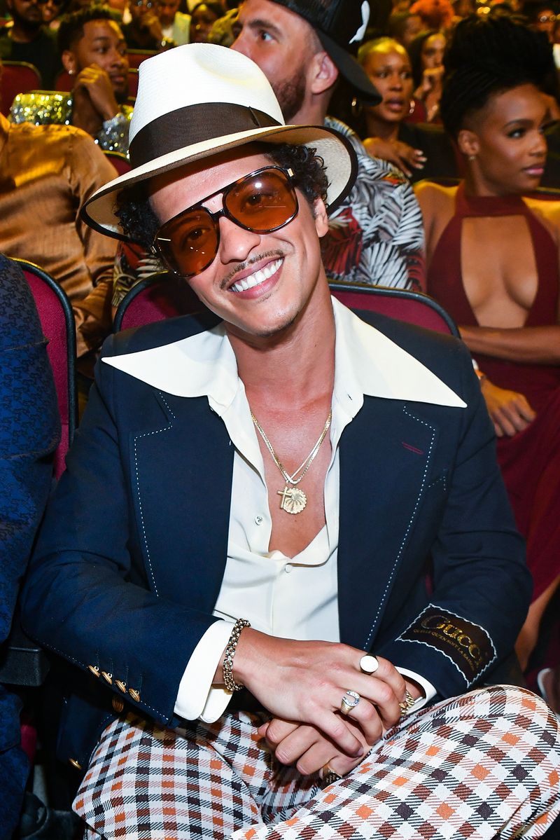 LOS ANGELES, CALIFORNIA - JUNE 26: Bruno Mars attends the 2022 BET Awards at Microsoft Theater on June 26, 2022 in Los Angeles, California. (Photo by Paras Griffin/Getty Images for BET)