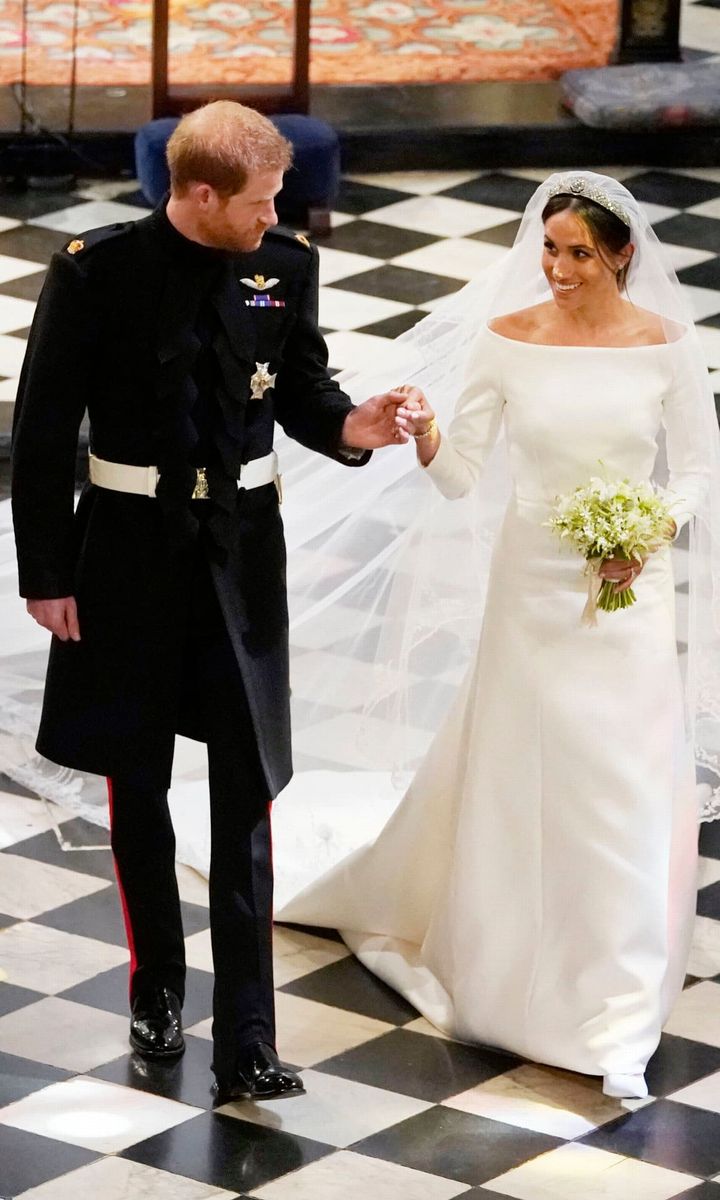 The Duke and Duchess were legally married on May 19, 2018, per HELLO!