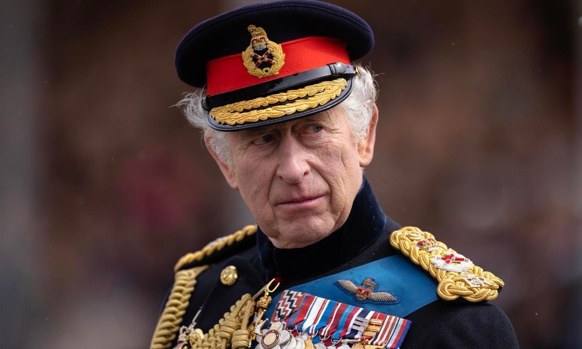 King Charles III Inspects 200th Sovereign's Parade At Royal Military Academy Sandhurst