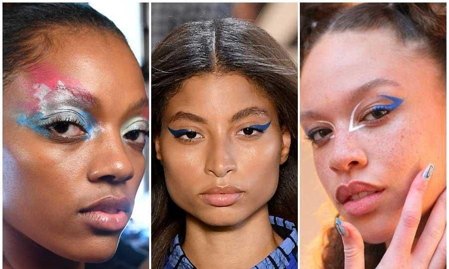 NYFW Beauty Trends 2020 blue trend