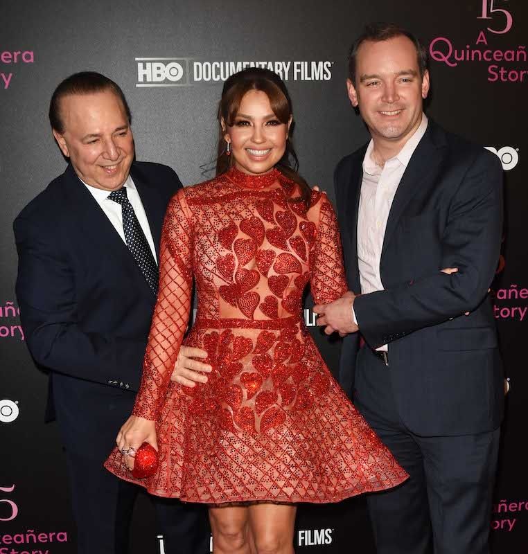 Thalia and Tommy Mottola HBO event