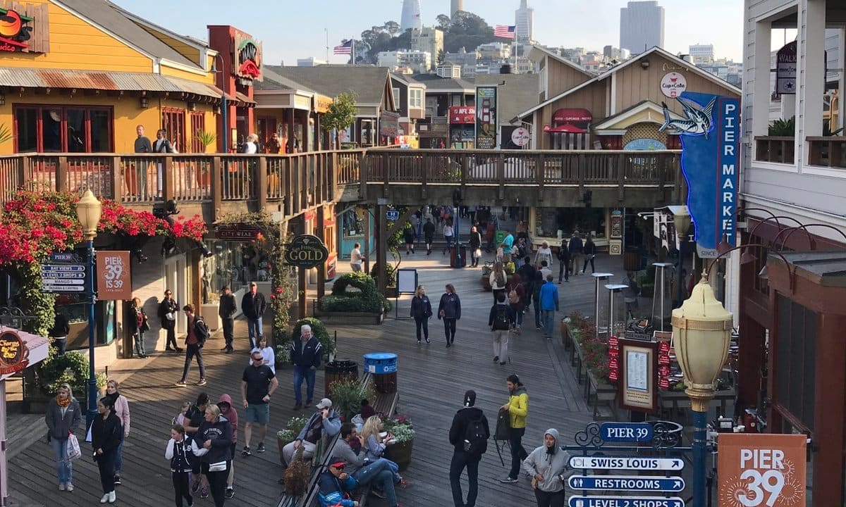 Pier 39 at San Francisco Fisherman Wharf