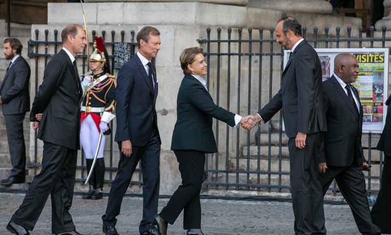 European royals at Jacques Chirac funeral