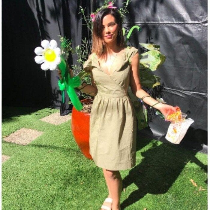 Jenna Dewan Tatum had on the perfect kid-friendly costume as she attended her and Channing Tatum's daugther Everly's preschool Halloween carnival. "This is the wings smashed, Mom somehow ends up holding it all, I survived preschool Halloween carnival nature fairy look," she wrote on her Instagram along with the pic.
Photo: Instagram/@jennadewan