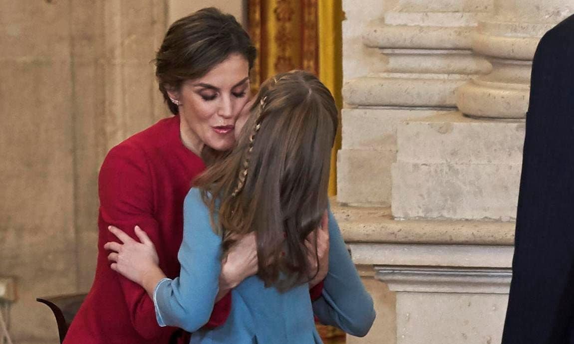 King Felipe of Spain, Queen Letizia and Princess Leonor