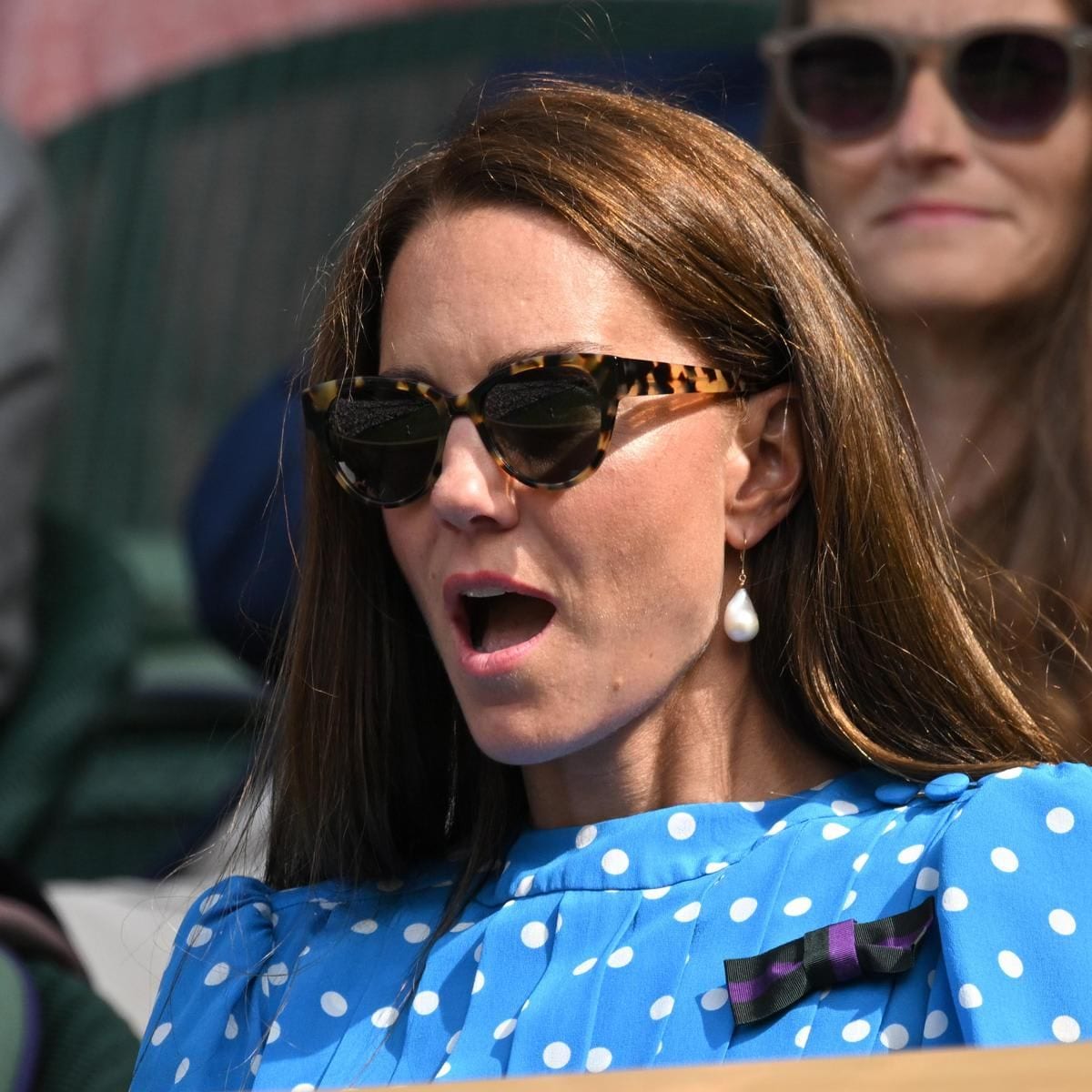 LONDON, ENGLAND - JULY 05: Catherine, Duchess of Cambridge at All England Lawn Tennis and Croquet Club on July 05, 2022 in London, England. (Photo by Karwai Tang/WireImage)