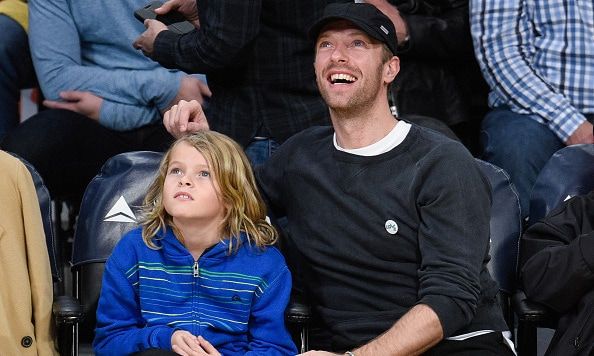 January 6: Boys' night out! Chris Martin and his son Moses spent some quality time courtside at a Los Angeles Lakers game.
<br>
Photo: GC Images