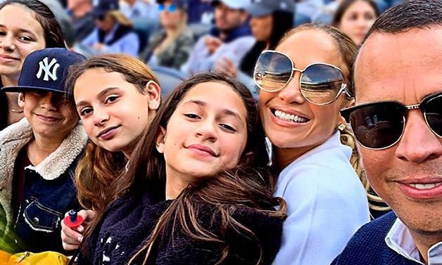 Alex Rodriguez, Jennifer Lopez and Marc Anthony